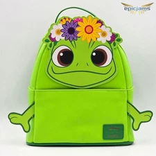 Loungefly Disney Tangled Pascal Flower Crown Mini Backpack
