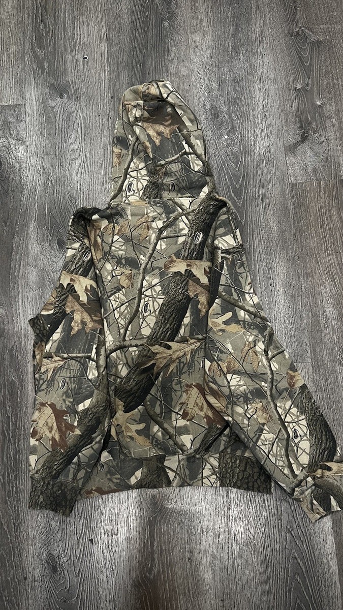 Supreme Real Tree Small Box Logo Drawcord Camo Hoodie Sz L New w