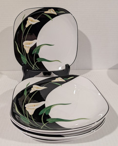 Sango Quadrille Black Lilies | eBay