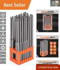 32-Piece Precision Tamper Proof Bit Set - 6" S2 Alloy Steel for Professionals