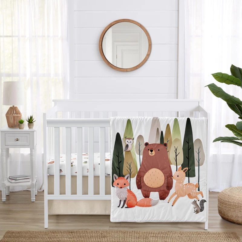 Sweet Jojo Designs 3-Piece Baby Crib Bedding Set Woodland Animals For Boys Or
Opens in a new window