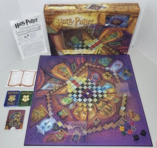 Vintage Harry Potter Mystery At Hogwarts Board Game (Mattel, 2000) ~ COMPLETE!!!