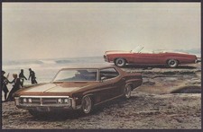 1969 Buick Wildcat Custom Convertible 4-door Ht Sedan Postcard 1969 Buick Wildcat Custom Convertible 4-door Ht Sedan Postcard