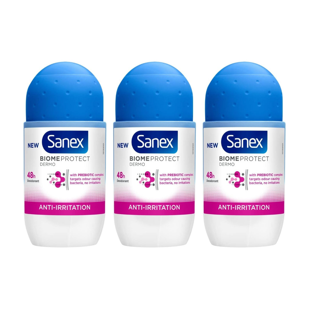 6 x 50ml Sanex Biome Protect Dermo Anti-Irritation Roll On - Image 5