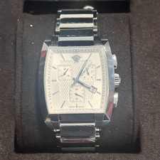 NIB | Versace Character WLC99D002S099 Chronograph Stainless Steel Bracelet Watch