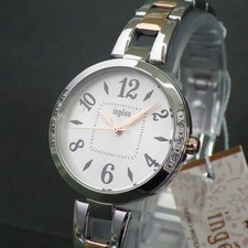  A3Y Seiko Alba Ingenu AHJK448 Crystal Pink Gold Tone Ladies Watch m48 
