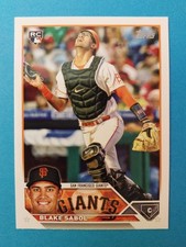 2023 Topps Update Series Blake Sabol RC #US201 San Francisco Giants 