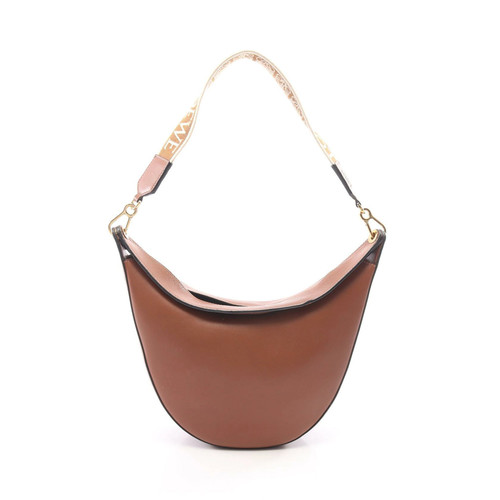 LOEWE Luna Shoulder Bag Bag Leather Brown Used
