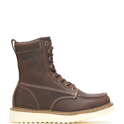 Wolverine Men Loader 8'' Wedge Boot Work Shoes Leather