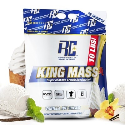 Ronnie Coleman Signature Series King Mass XL Mass Gainer Protein Powder   Van...