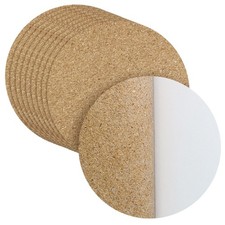 Biaungdo 10 Pcs Self Adhesive Cork Sheets, 4 X 4 Inch Tile Sheet with...