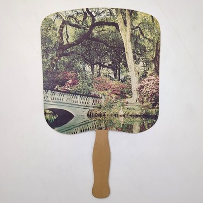 Cardboard Hand Fan Randolph Electric REMC NC Advertisement Garden