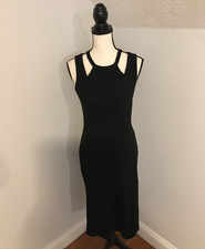Anthropologie t.la Black Layered Tank Dress - Size Medium