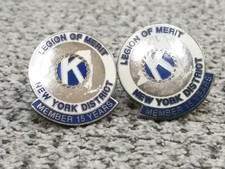 Kiwanis International New York District Legion of Merit 15 Years Lapel Pin (2pk)
