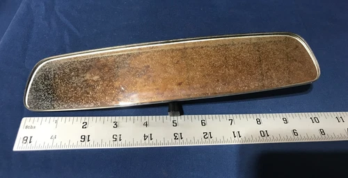 Vintage Guide Glare Proof GM 10" Mirror for Chevrolet 1960's Used