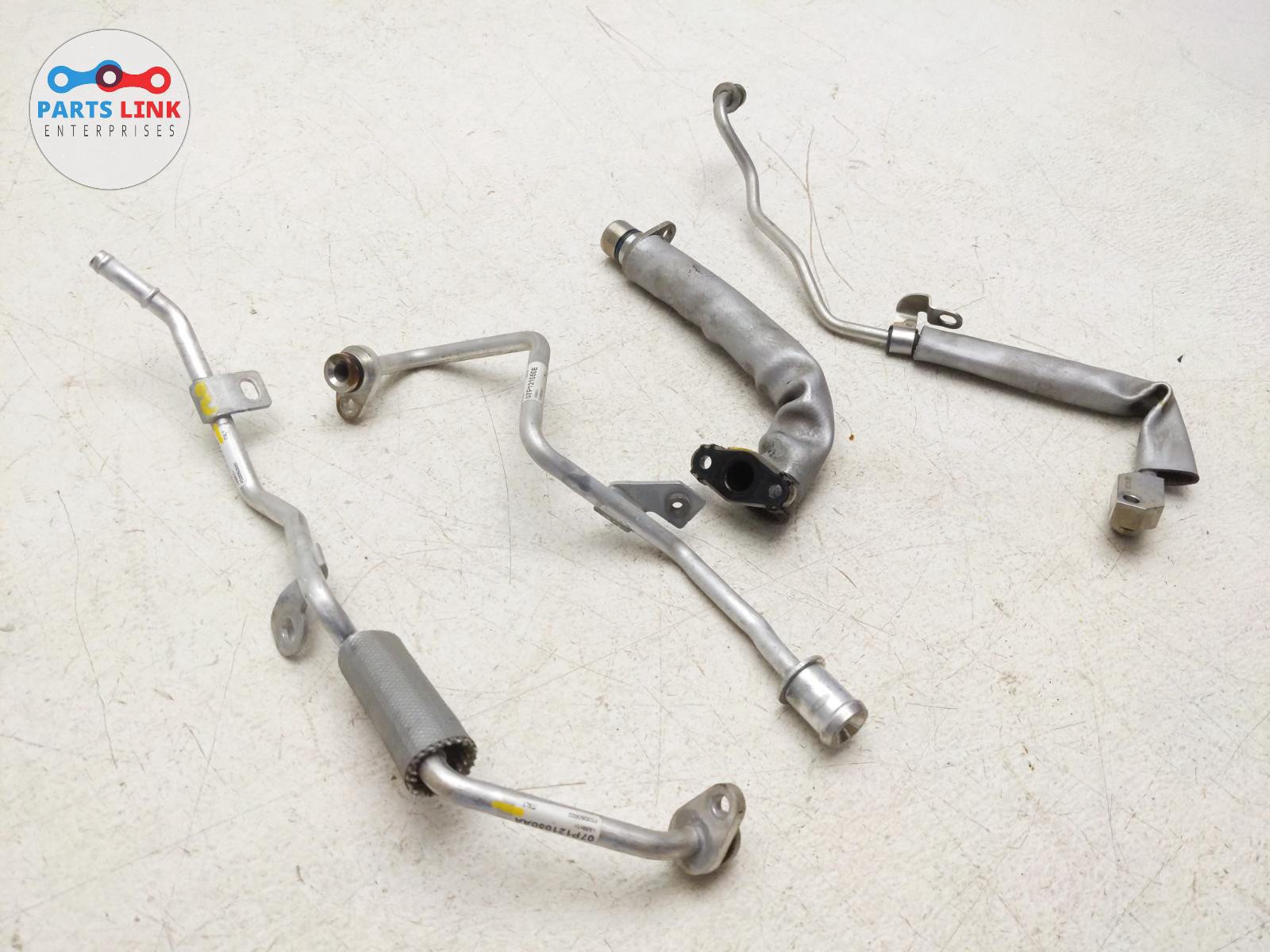 2016-20 BENTLEY BENTAYGA LEFT TURBO CHARGER OIL COOLANT WATER LINE HOSE SET 6.0L