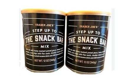 2 Packs Trader Joe's Step Up To The Snack Bar Mix 12 oz Each Pack, Total 24 oz