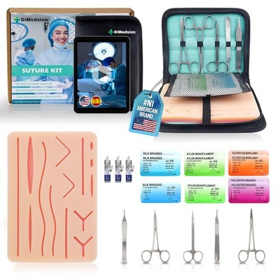 Suture Practice Kit for Medicine and Vet Students, Suture Kit for Suture Practic