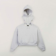 Adidas x Bad Bunny (Gris Claro) Hombres Cuello Redondo Capucha Pasamontañas Sudadera KF1798