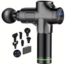 Percussiemassageapparaat 30 W, verschillende snelheden, trillingsmassage, spiertherapie