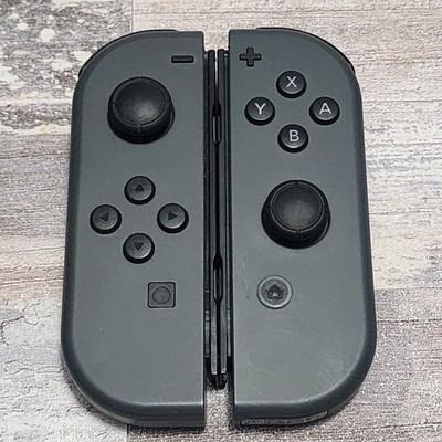 GENUINE OEM Nintendo Switch Joy Con Controller L+R Grey Tested | eBay