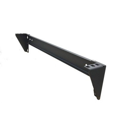 1U 19 Inches Cold Rolled Steel Wall Mountable Simple Vertical Rack and Networ...