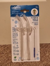 Dr. Brown's Milestones Straw Cup Replacement Kit, for 10 One Size, Clear
