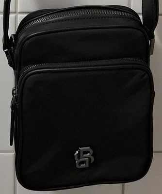 Hugo Boss Reporter - Tasche aus Twill mit Double-B-Monogramm / Farbe: Schwarz - Bild 1 von 4