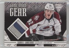 2012 Rookie Anthology Titanium Game Worn Gear 9/10 Gabriel Landeskog Patch 0i5j