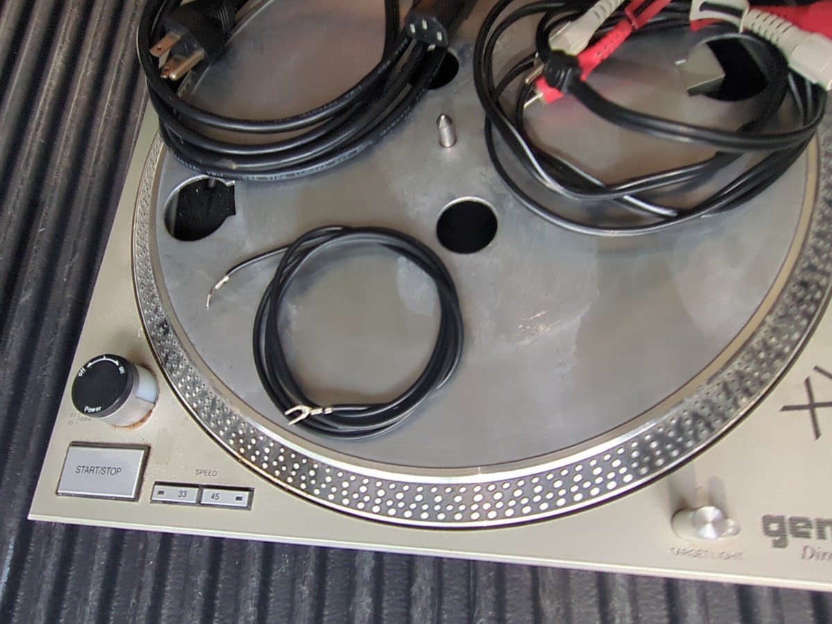 ＜動作＞gemini xl-500II ジェミナイ DJ ターンテーブル Gemini XL 500 II Direct Drive Manual Turntable Tested for sale