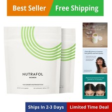 Women's Hair Growth Supplements, Ages 18-44, Clinically Proven for Visibly Th...