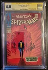 Stan Lee Signed 1967 Amazing SPIDER-MAN #50 SS Marvel Comics CGC 4.0
