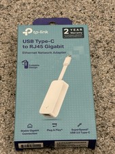 TP-Link USB C To Ethernet Adapter UE300C , RJ45 To USB C Thunderbolt 3/4 . NEW