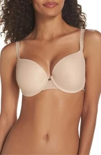 Chantelle 27260 Saint Michel Underwire Back Smoothing Spacer Bra SZ 32DDDD Nude