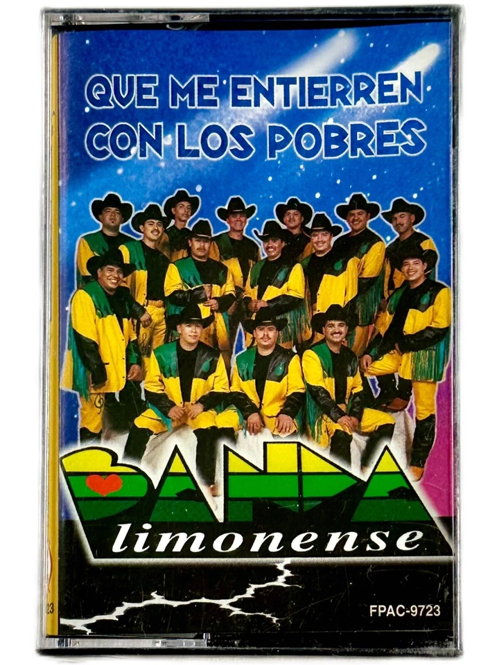 Banda Limonense Cassette Que Me Entierren Con Los Pobres 1998 Fonovisa RARE - Imagem 2 de 4