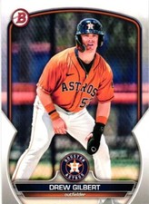 2023 BOWMAN PROSPECTS DREW GILBERT PAPER BASE BASEBALL CARD #BP-16
