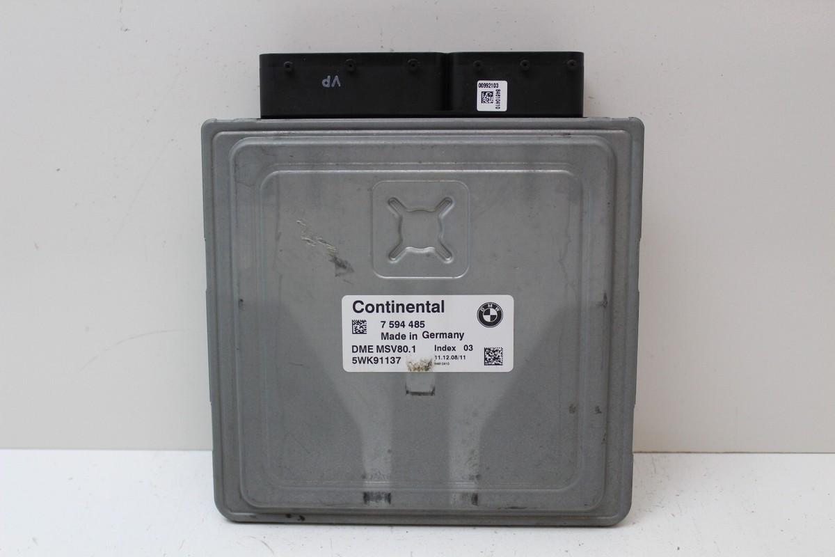 07-10 BMW 328I 7 594 485 Computer Brain Engine Control ECU ECM  
