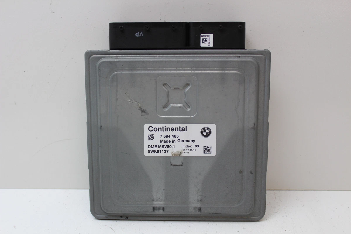 07-10 BMW 328I 7 594 485 Computer Brain Engine Control ECU ECM 