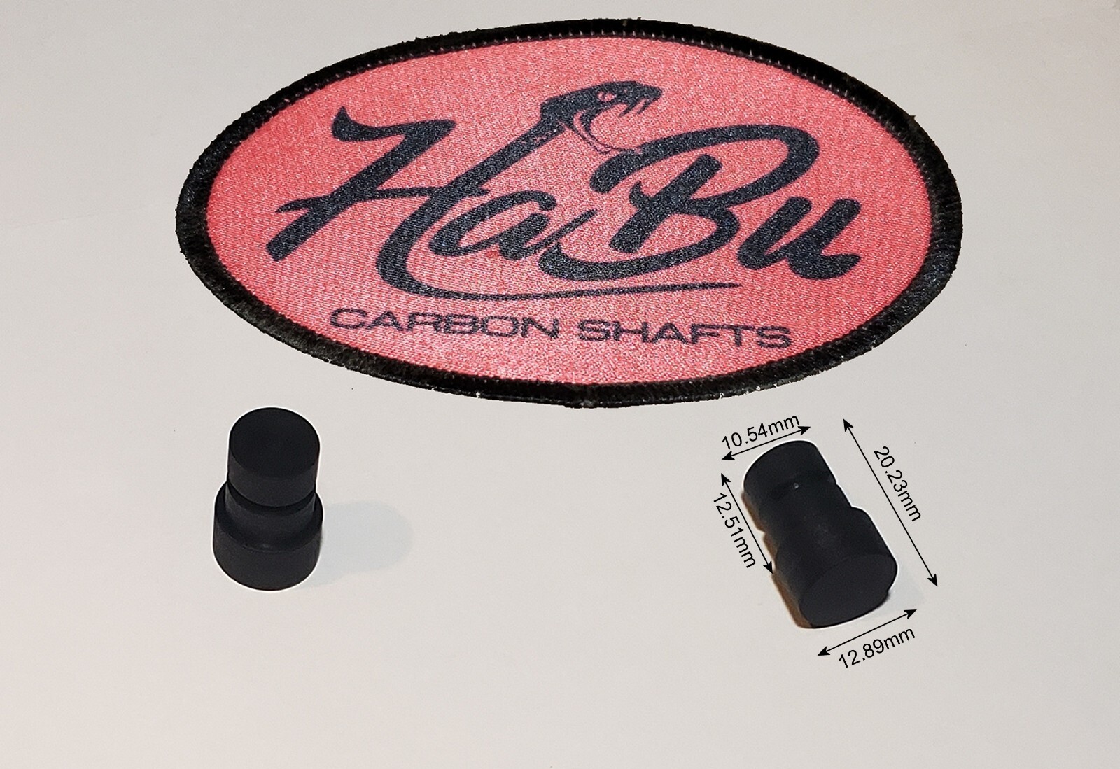 HABU(NEW) BLACK Ferrule Inserts for building out Carbon Fiber Shafts