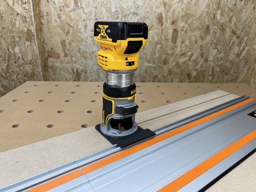 Adaptador de guía de enrutador Dewalt a sierra de inmersión Triton riel guía de pista DCW600 DWP611 - Imagen 5 de 10