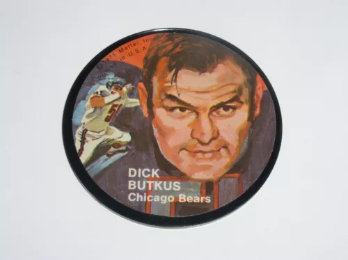 Dick Butkus 1971 Mattel Instant Replay Record Chicago Bears Tested Plays Great!