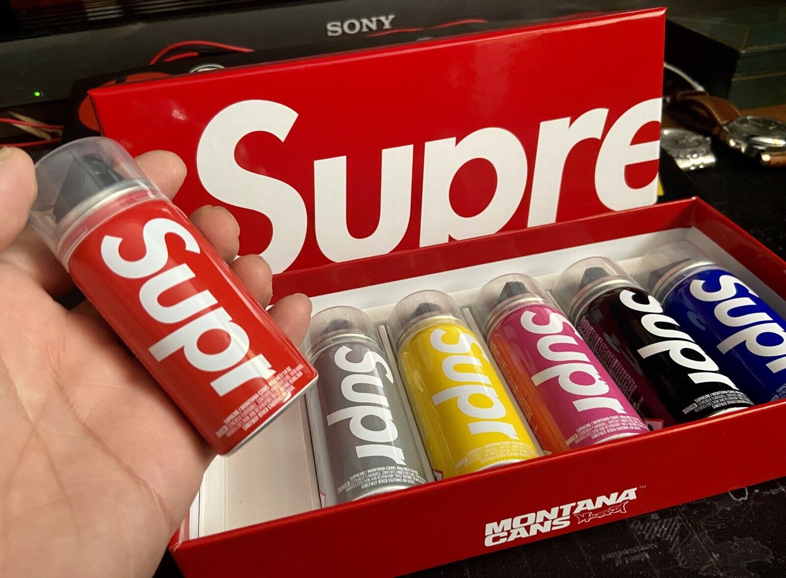 Supreme Montana Spray Paint Cans Mini Can Multicolor