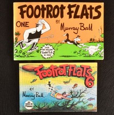 1983-94 2Vols Footrot Flats Murray Ball One and Six Comic Strip First UK Ed