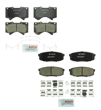Bosch QuietCast Front Rear Ceramic Brake Pads Kit For LX570 Land Cruiser Tundra