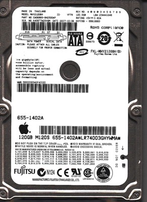 NEW Fujitsu MHY2120BH 120GB SATA 2.5in 9.5MM Hard Drive NOS USA Seller