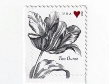 STAMP US SCOTT 5002 "Tulip & Heart" TWO OUNCE 2015 MNH