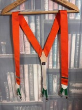 Unique and Rare Albert Thurston Braces Suspenders Not standard production i...