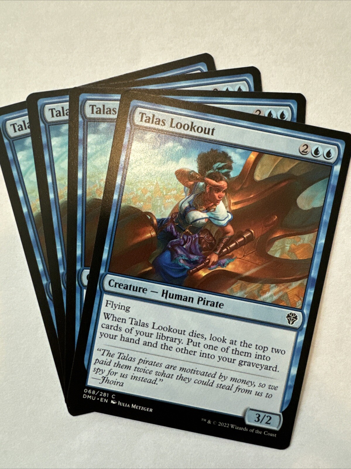 TALAS LOOKOUT x4 mtg NMM Dominaria United 4 Common INSTITUTO