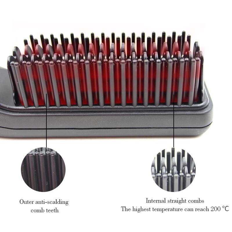 USB Wireless Charging Mini Portable Hair Straighter With Power Bank Option