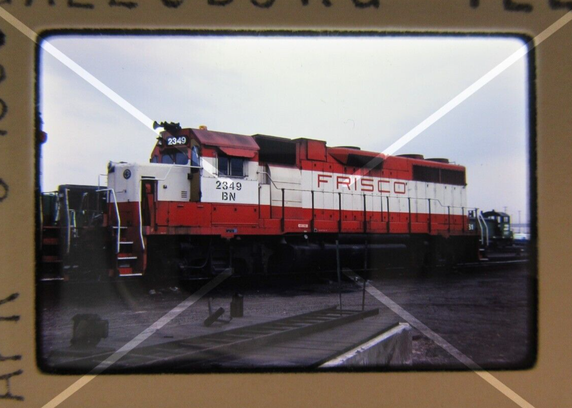 Original '81 Kodachrome Slide BN Burlington Northern 2349 GP38-2